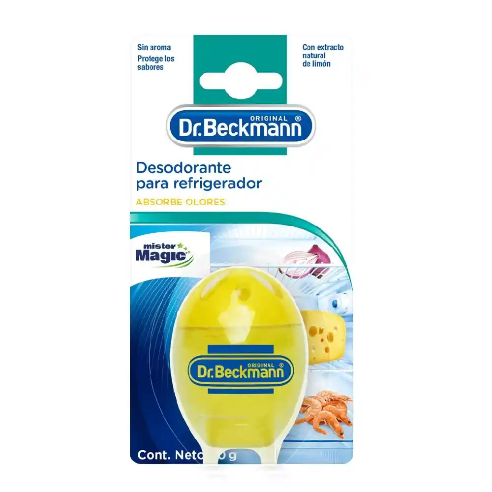 Dr Beckmann Absorbe Olores Refrigerador Limón