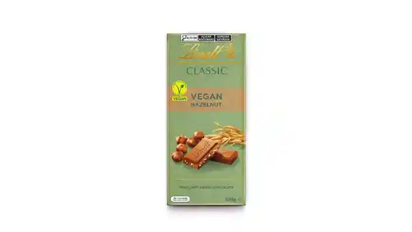 Lindt Chocolate Receta Clásica Vegana Con Avellanas