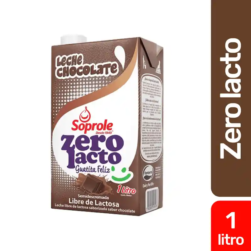 Leche Zero Lacto Chocolate Soprole