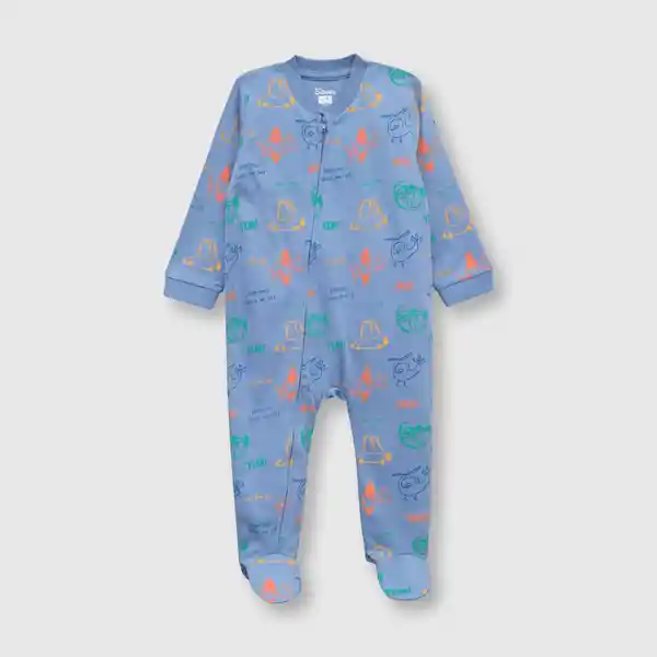 Pijama de Algodón de Bebé Niño Denim Talla 0/3M Colloky