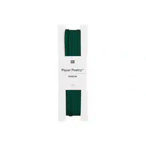 Cinta Satín S 3mts - Verde Botella Rico Design 1 Cinta