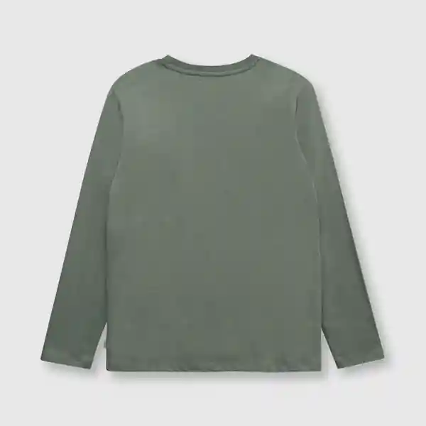 Polera Moléculas de Niño Oliva Talla 4A Colloky