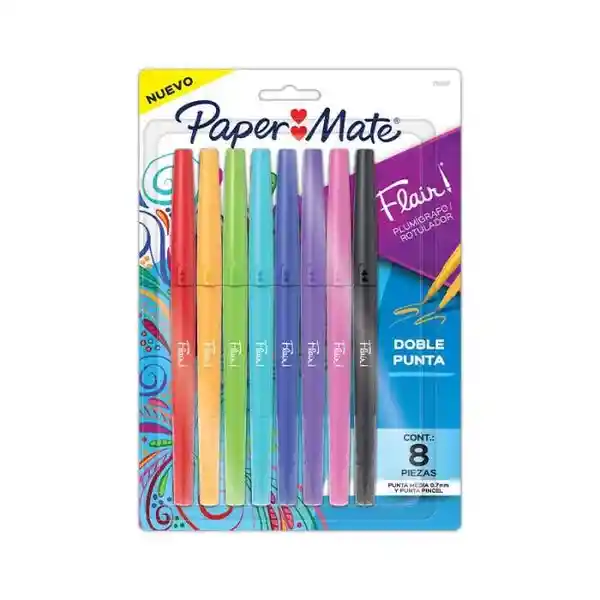 Paper Mate Bolígrafo Flair Doble Punta Colores