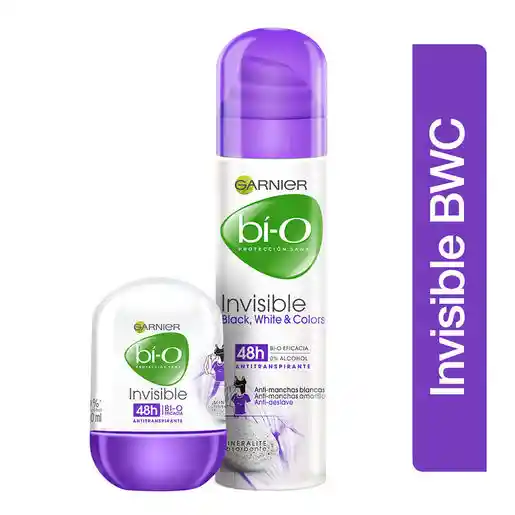 Garnier-Bi-O Desodorante Invisible Roll On