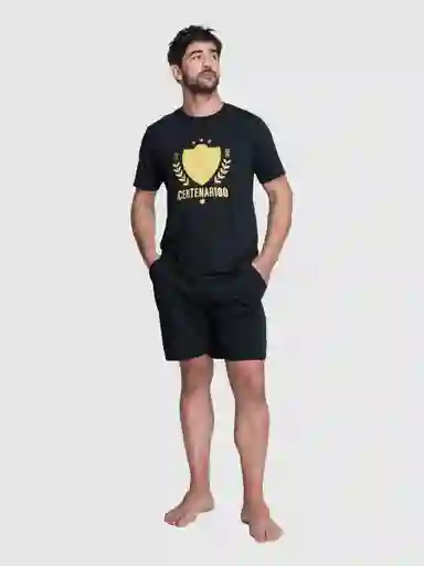 Top Pijama Colo Colo Negro L 266AVCCC2