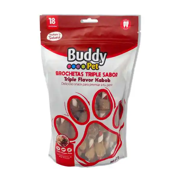 Buddy Snack Brocheta Triple 18