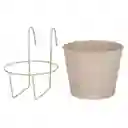 Maceta Metálica Colgante 23.5 x 20 cm Casaideas