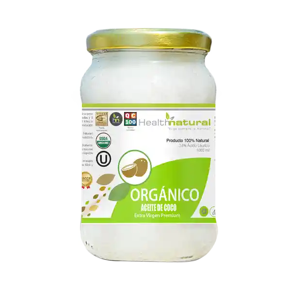 Health Natural Aceite de Coco Orgánico