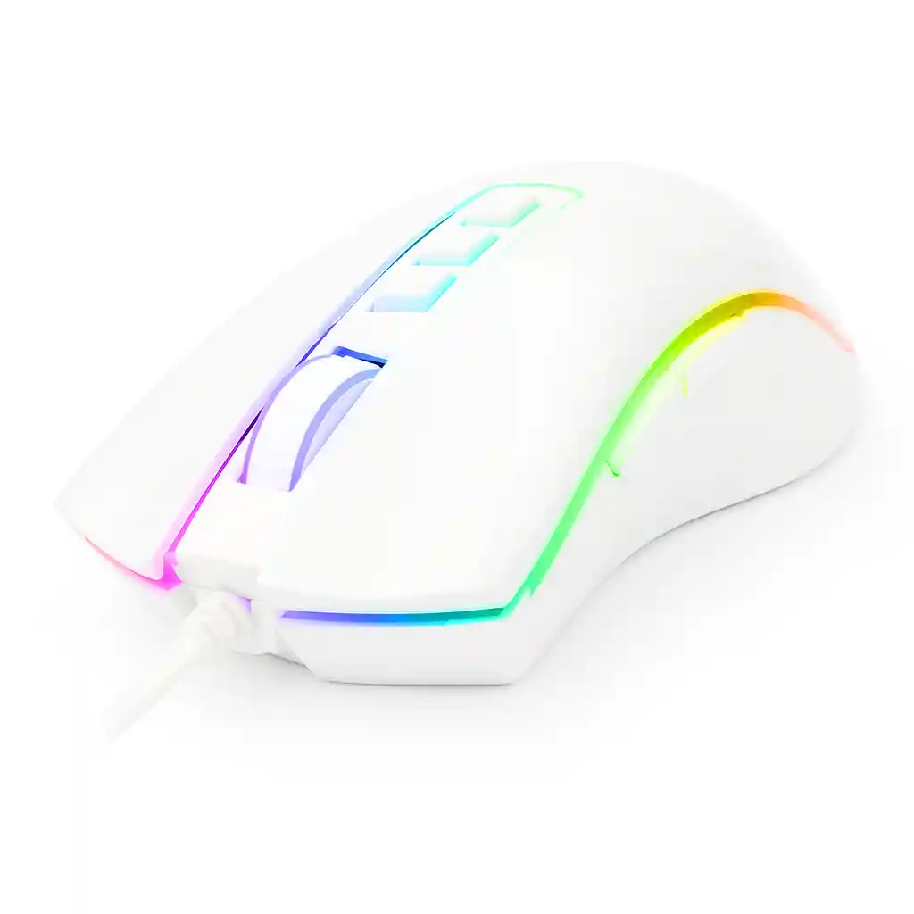 Mouse Gamer Rgb Cobra Blanco Redragon M711W