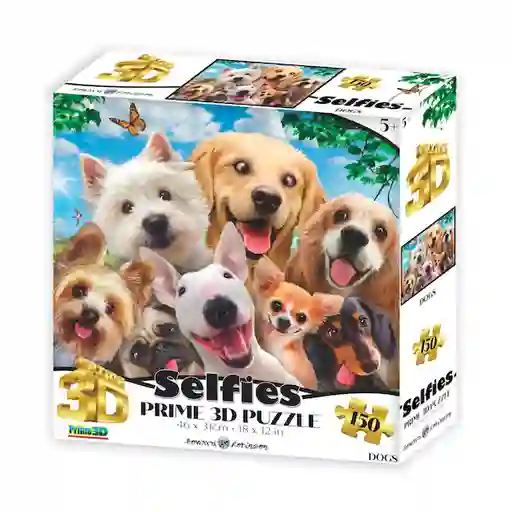 Selfie Rompecabezas Perros 3D