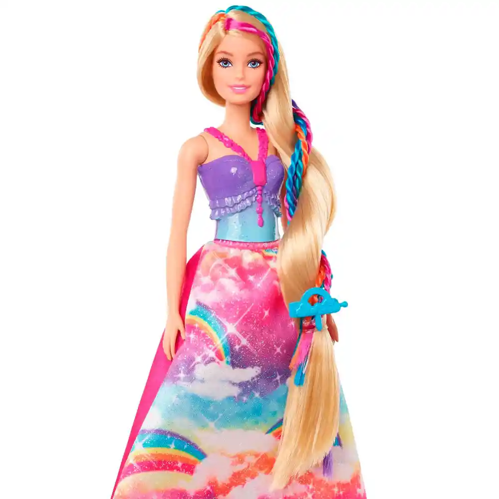 Barbie Muñeca Dreamtopia Princesa Trenzas Mágicas