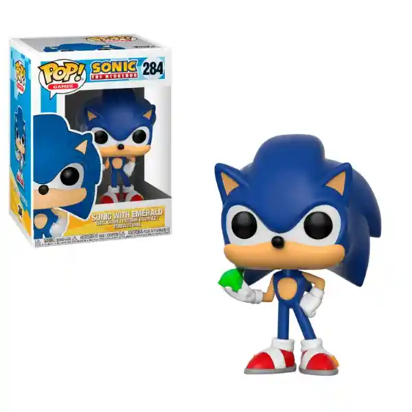 Funko Pop Figura Coleccionable Sonic W/ Emerald