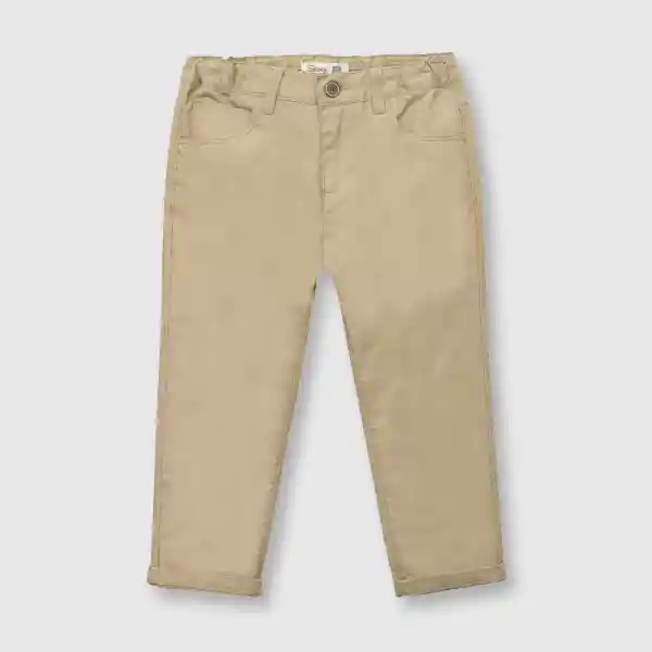 Pantalón Gabardina Bebé Niño Beige Talla 3/6M Colloky