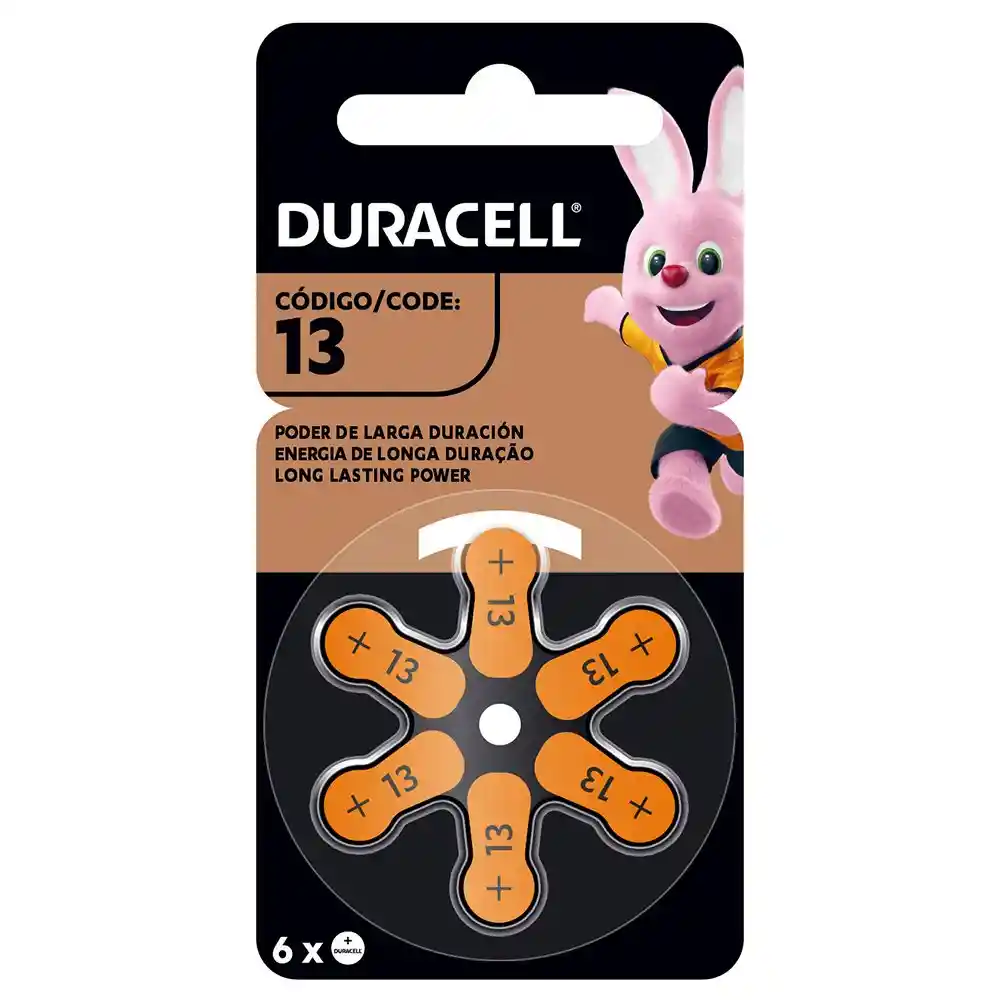 Duracell Accesorios De Oido Pila 13 Act.Hearx6