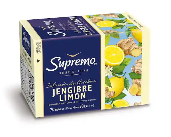Supremo Hierba Limón Jengibre