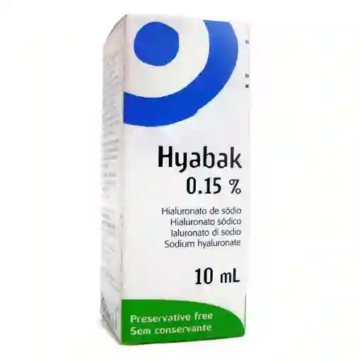 Hyabak 0.15% Sol.oft.
