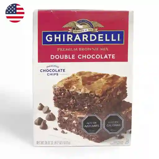 Mezcla Para Brownie Ghirardelli Double Jumbo Impo