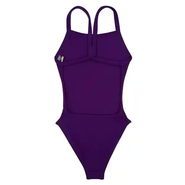 Traje Deportivo Competición Para Niña Morado Talla 10 Samia