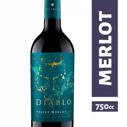 Vino Diablo Velvet Merlot 13° 750 cc