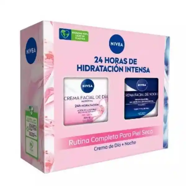 Nivea Kit Crema Facial Piel Seca Día + Noche