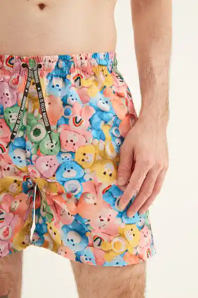 Short Traje de Baño Ositos Cariñosos 3D Talla XXL