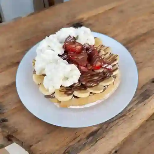 Waffle Nutella y Fruta