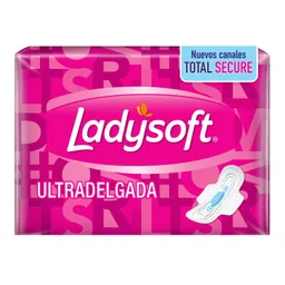 Ladysoft Toalla Higienica Tela Ultraseca Con Alas