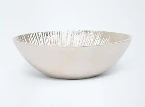 Centro de Mesa Ovalado Plata Ripley Home