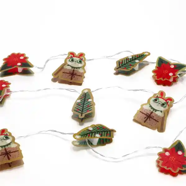 Luz Led Con Figuras Navideñas 2 m Casaideas