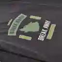 Polera Manga Larga Niño Color Gris Oscuro Talla 16 Pillin