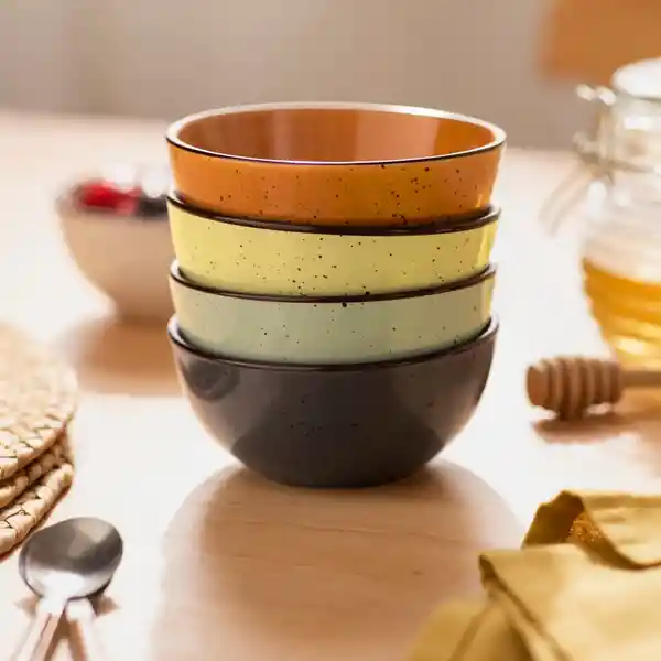 Bowl Postre Cerámica Rústico de 11.5 x 5 cm Casaideas