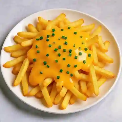 Papas Fritas Cheddar 2 Personas