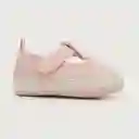 Zapatos Reina Canvas de Bebé Niña Rosado Talla 17 Opaline