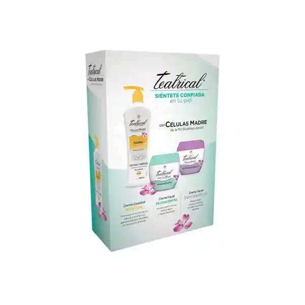 Teatrical Crema Desmaquillante + Humectante + Corporal Nutritiva