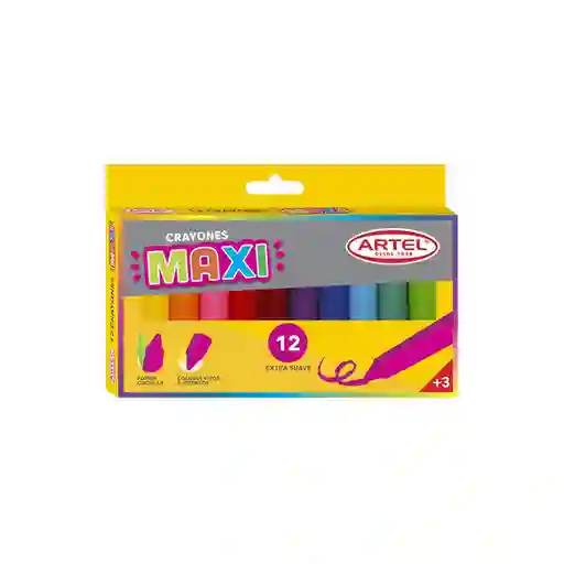 Crayones de Cera Maxi Jumbo 12 Colores