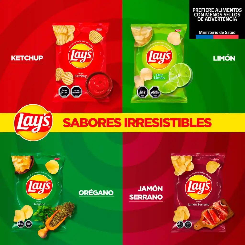 Lays Snacks de Papas Fritas Corte Liso