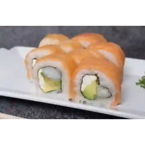 Ebi Cheese Roll en Salmon