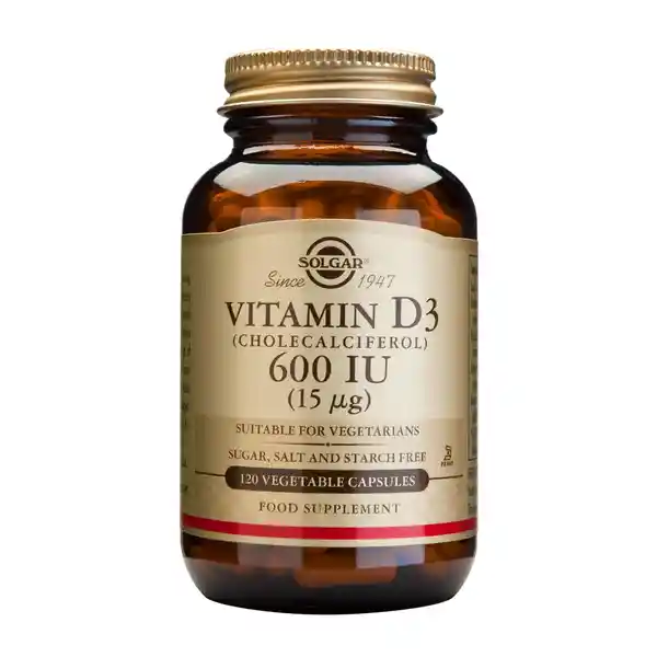 Solgar Suplemento Alimenticio Vitamina D3 (600 Ui)