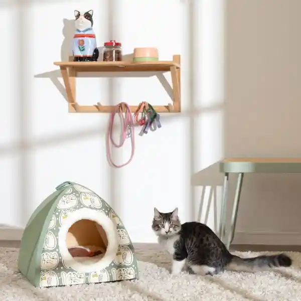 Cama Nido Iglú Para Gato 40 x 40 x 35 cm Casaideas