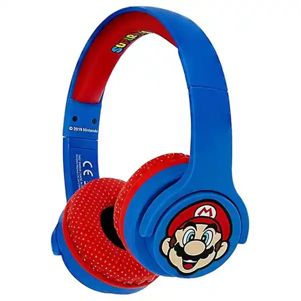 Audífonos Over Ear Bluetooth Kids Super Mario SM0694