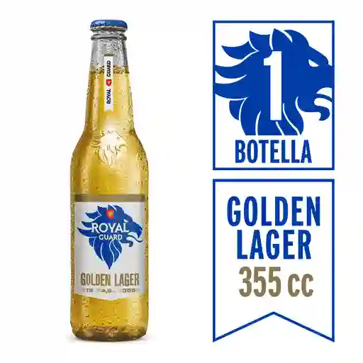 Cerveza Royal Guard Golden Lager botella