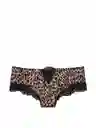 Victoria's Secret Panty Cheeky Con Detalle Leopardo Talla XS