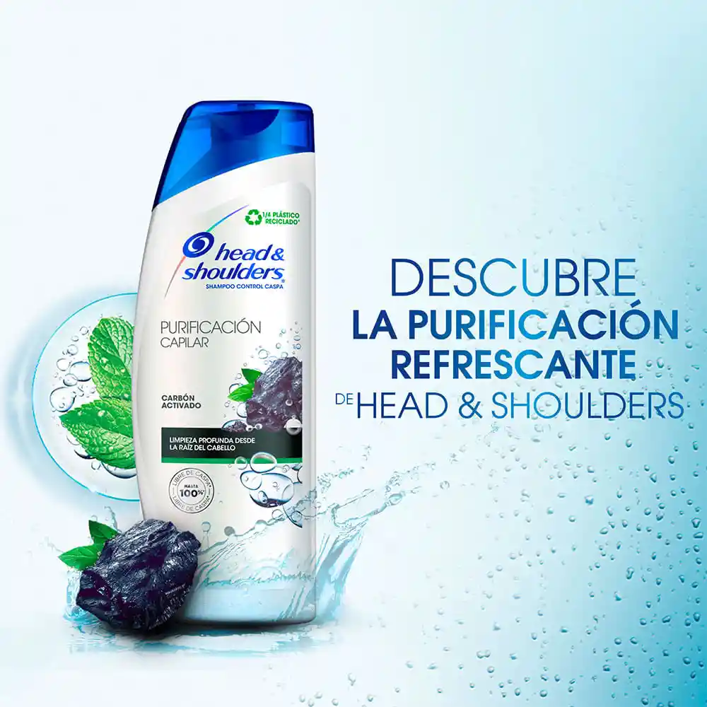 Head & Shoulders Shampoo Purificación Capilar Control Caspa