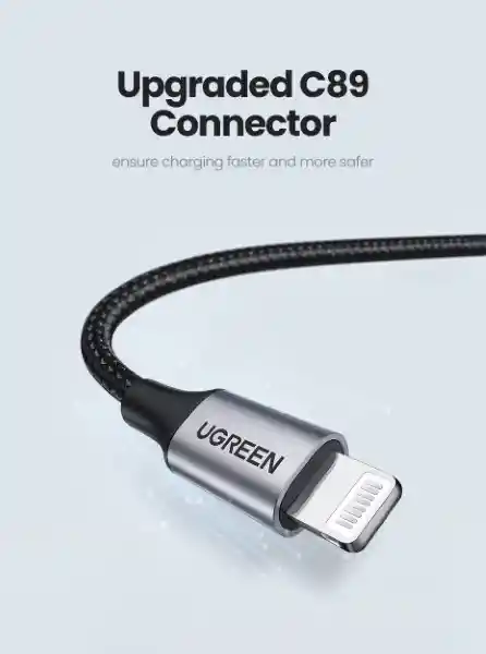 Ugreen Cable Usb-a a Lightning iPhone Certificado 1 m US199