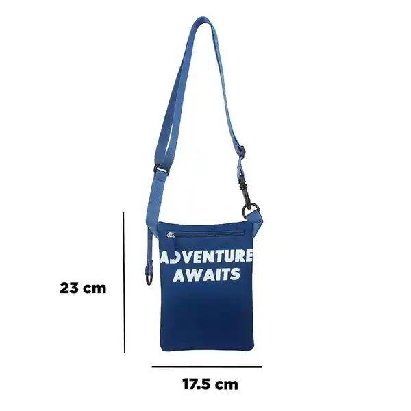 Bolsa Cruzada Bandolera (Adventure Awaits) Miniso