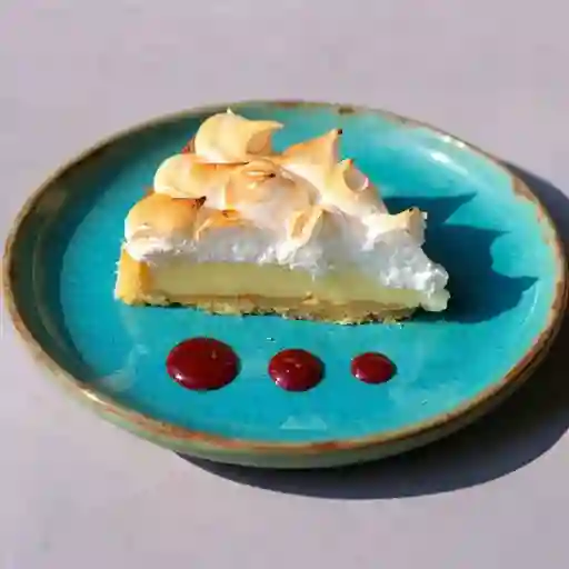 Pie de limón trozo