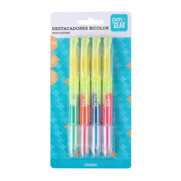 Pen Gear Destacador Bicolor