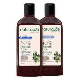 Naturaloe Kit Shampoo Anticaspa + Acondicionador