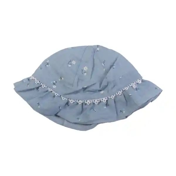 Gorro Bebe Niña Celeste Pillín 48
