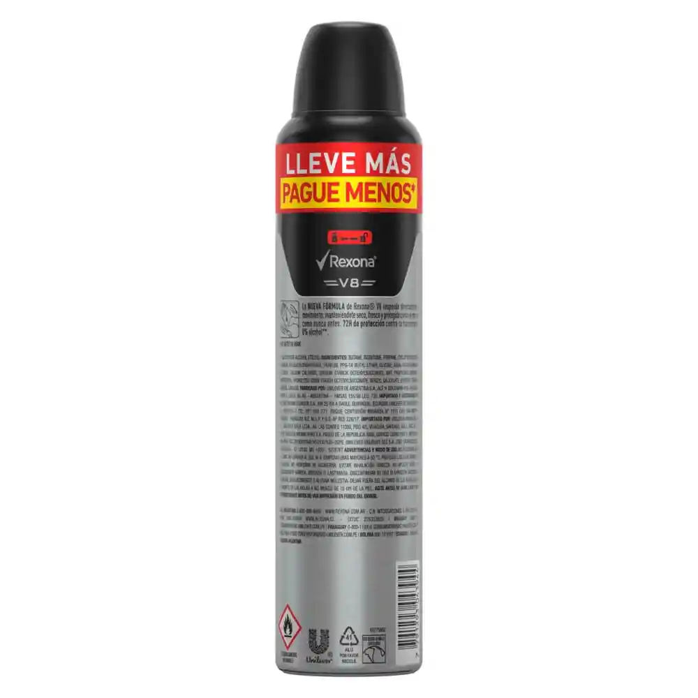 Rexona Antitranspirante Spray Men Big Zise 250 mL